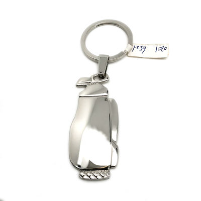 Bird Metal Keychain Holder Keychain Pribadi dalam Polybag Individual