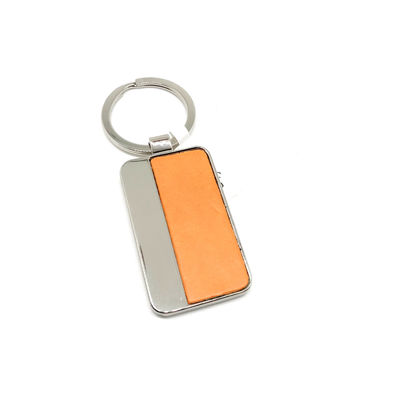 Keychain Kulit Klasik Disesuaikan Key Holder Polybag Paket Keychain Pola