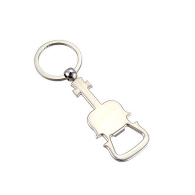 Multi Fungsi Keychain Pembuka Botol dengan Nikel Plating Cerah dan Logo Pribadi