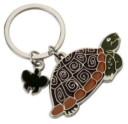 Desain Plated Cute Metal Keychain Untuk Organisasi Kunci Dan Key Management