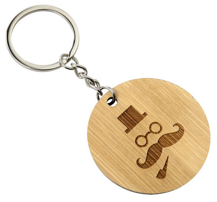 Ukiran Gantungan Kunci Kayu Ketebalan 2-10mm Untuk Acara Perusahaan Personalisasi Dekorasi