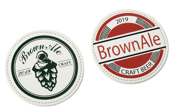 Penutup Minuman Absorptif Diatur Dalam Bahan Kork/PU Berwarna-warni Untuk Mengatur Meja Berwarna-warni