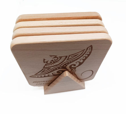 Set Cangkir Tatakan Khusus Desain untuk Minuman yang Menyerap