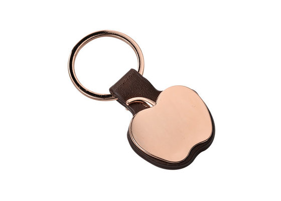 Gantungan Kunci Pantone Rose Gold Gantungan Kunci Kulit Pu Paduan Seng