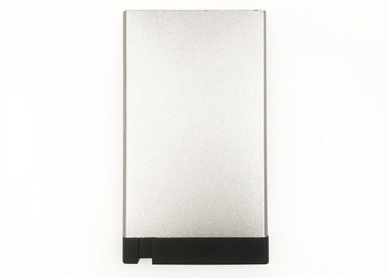 Pemegang Dompet Kartu Kredit Aluminium Pop Up Rectangle Logo Disesuaikan