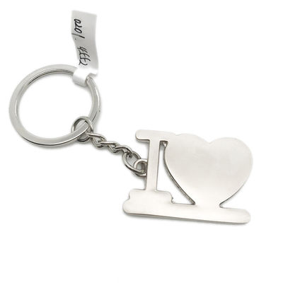 Tersedia OEM / ODM Heart Metal Key Ring Holder dengan Paket Individu