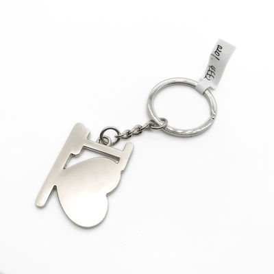 Tersedia OEM / ODM Heart Metal Key Ring Holder dengan Paket Individu