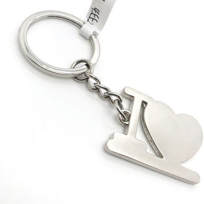 Tersedia OEM / ODM Heart Metal Key Ring Holder dengan Paket Individu