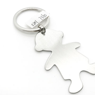 Sebagai Foto Tersedia Pemegang Keychain Metal Boy dengan MOQ 500