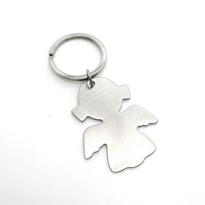 Sebagai Foto Gadis Logam paduan seng Keychain dengan Keychain Holder
