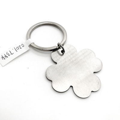 Siliver Four Leaf Clover Metal Keychain Holder Dalam Beberapa Tahun Istilah Pembayaran TT OEM/ODM Tersedia