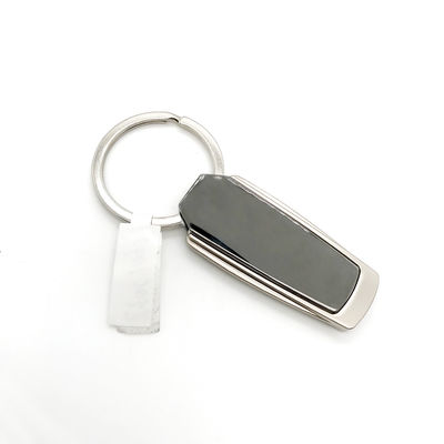 Individu Polybag Package Gun Black Metal Keychain Holder Tersedia untuk OEM/ODM