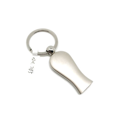 Keychain Bulk yang dapat disesuaikan dalam Silver dengan OEM / ODM Tersedia