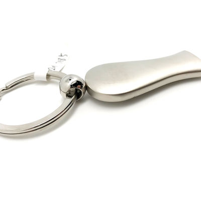Keychain Bulk yang dapat disesuaikan dalam Silver dengan OEM / ODM Tersedia