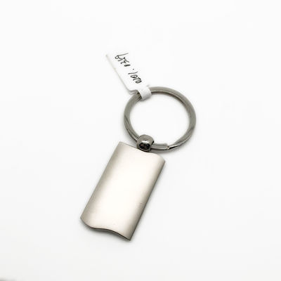Keychain logam yang tahan lama dan praktis Nama pemegang Keychain logam Istilah pembayaran TT