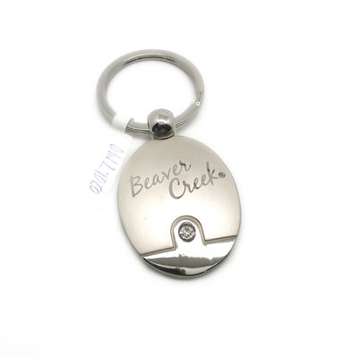 Customized Logo Metal Keychain Holder dengan TT Term Pembayaran di