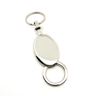 Retractable Keychain dengan Siliver OEM/ODM Tersedia untuk Kepuasan Anda