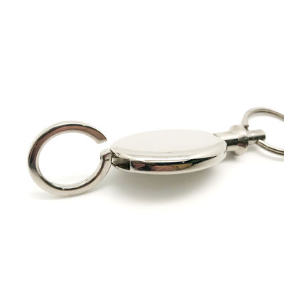 Retractable Keychain dengan Siliver OEM/ODM Tersedia untuk Kepuasan Anda