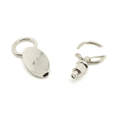 MOQ 500 Metal Keychain Holder dengan Zinc Alloy dan