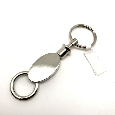 MOQ 500 Metal Keychain Holder dengan Zinc Alloy dan