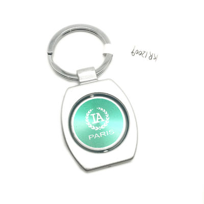 Customized Logo Metal Keychain Holder dengan MOQ dari 500 Piece