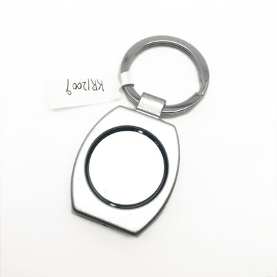 Customized Logo Metal Keychain Holder dengan MOQ dari 500 Piece