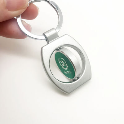 Customized Logo Metal Keychain Holder dengan MOQ dari 500 Piece
