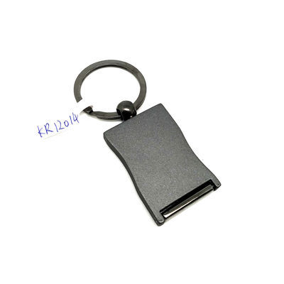 OEM / ODM Metal Keychain Holder untuk Black Gun dengan Logo Disesuaikan Tersedia