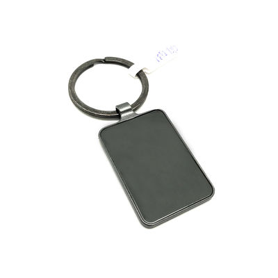 Customized Logo Black Gun Metal Keychain Holder untuk Penjualan Tinggi