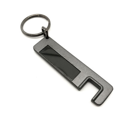 MOQ 500 Metal Keychain Pemegang dengan Logo Disesuaikan untuk