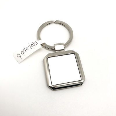 OEM/ODM Tersedia Pemegang Kunci Metal Siliver dengan Logo Disesuaikan untuk Kebutuhan Bisnis