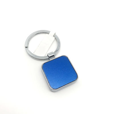 Silikur Biru Metal Keychain Pemegang Dalam Dalam Paket Polybag Individual