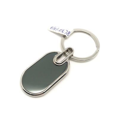 Elegance Metal Keychain Holder Dengan Logo Disesuaikan