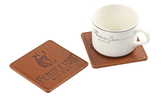 Modern Absorbent 6- Coaster Set untuk Minuman Panas dan Dingin Berbagai Desain Hanya Cuci Tangan