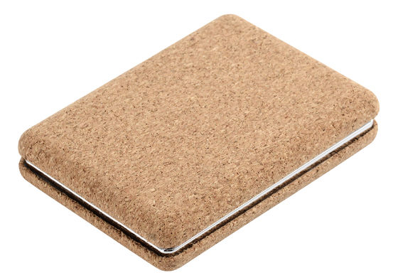 Customized PU Double Sided 1x/2x Compact Foldable Pocket Mirror dalam Polybag
