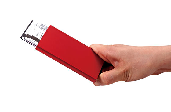 Dompet Pengorganisir Kartu Aluminium Klasik Dan Canggih Dengan Penutupan Magnetik