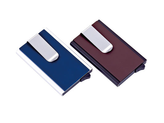 Pemegang Kartu Kredit Aluminium dengan Kapasitas 8-10 Kartu untuk Organisasi Aman