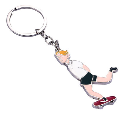 Keychain Logam Yang Menggemaskan Pribadi Dengan Bentuk Disesuaikan Untuk Menyimpan Kunci