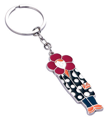 Bermacam-macam Metal Keychain dengan Logo Bentuk Disesuaikan Aksesori Sehari-hari yang sempurna