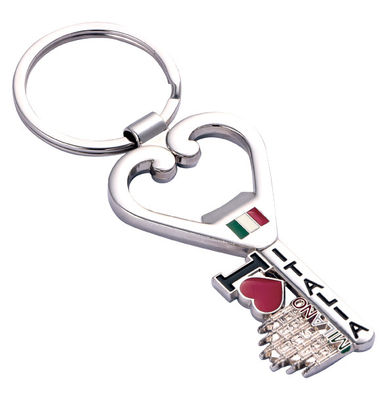 Bermacam-macam Cute Metal Keychain awet Logo Pribadi Hadiah Ideal untuk penggunaan sehari-hari