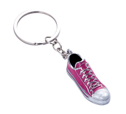 Bermacam-macam Cute Metal Keychain Untuk Penggunaan Sehari-hari tahan lama Minyak Diisi Logo Dengan Lapisan Enamel