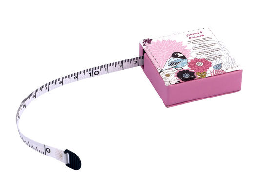 Warna yang disesuaikan PU ABS Tape Retractable Tape Ukuran Desain Bentuk Sisi Ganda Keakuratan 1/60 Inch