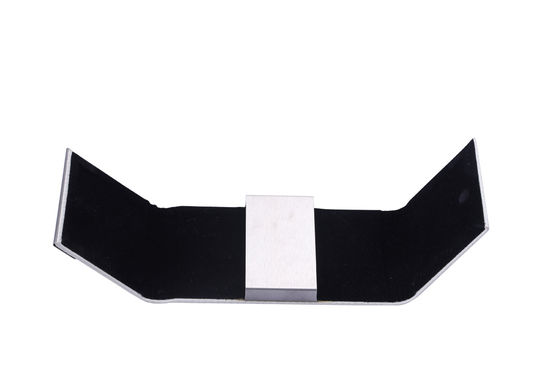 Elegant Metal PU ID Card Holder Untuk Pameran Perdagangan Dan Acara Desain persegi panjang