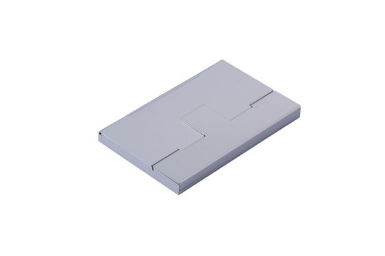 Slim Metal Metal Card Case / Pemegang Kartu Bisnis dengan Snap Closure