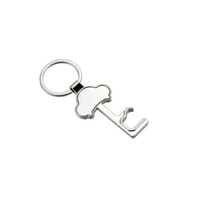Pembuka Botol Bir Logam Metal Plated dengan Logo Khusus dan Keychain