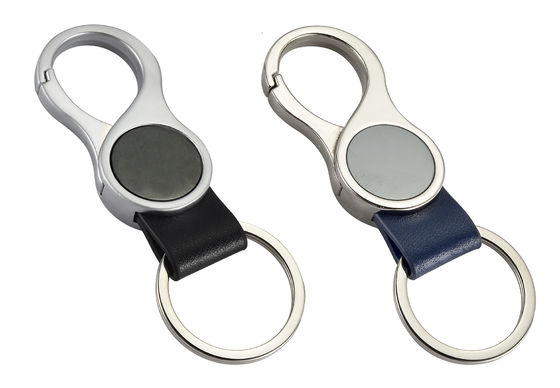 Keychain Holder Koleksi Kunci Kulit Asli dengan Pola Disesuaikan