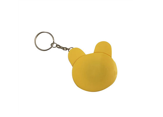 Cute Tiger Retractable Tape Measure ABS Plastik Penjahit Hewan Logam