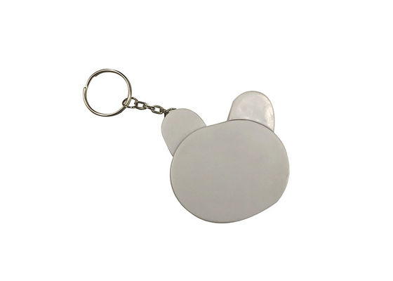 Cute Panda Retractable Tape Measure Penjahit Plastik 13mm Tebal Digital Printing