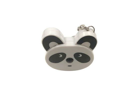Cute Panda Retractable Tape Measure Penjahit Plastik 13mm Tebal Digital Printing