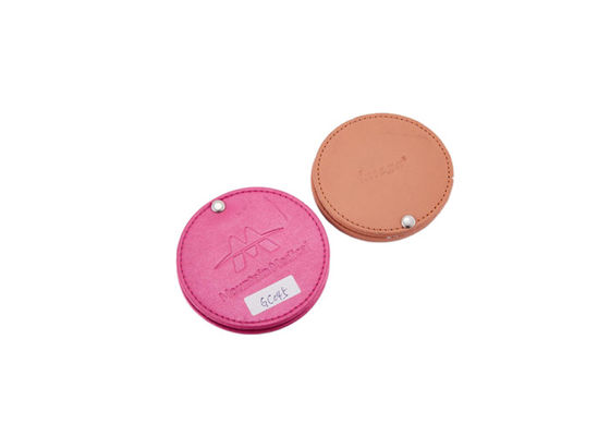 Cermin Saku Kosmetik yang Dapat Diputar 10mm Ketebalan Terukir Cermin Kompak Hadiah Tunggal